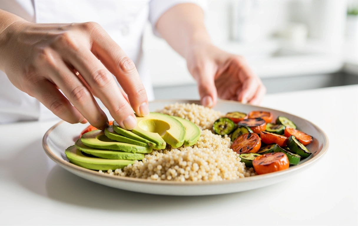 Plato saludable y equilibrado